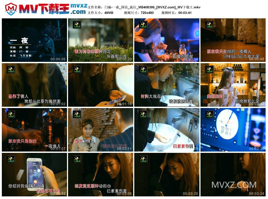 门丽-一夜_国语_流行_MB408399